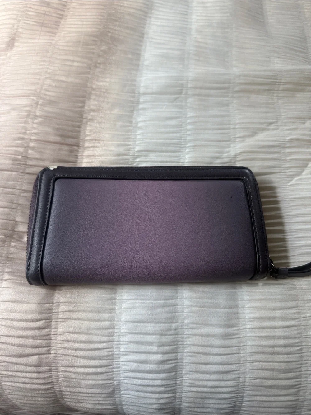 Simply Vera Purple Ombré Clutch Wallet